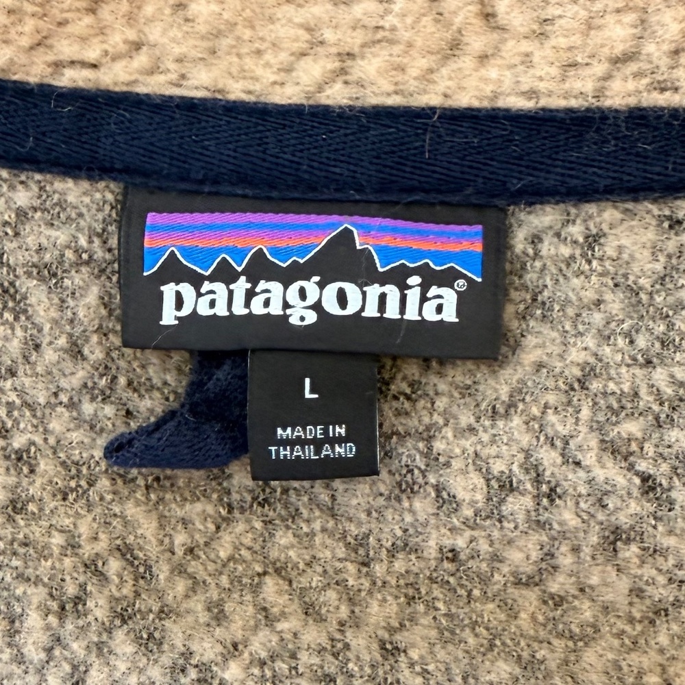 Men's Patagonia Woolyester Fleece Full Zip - Picture 3 of 4